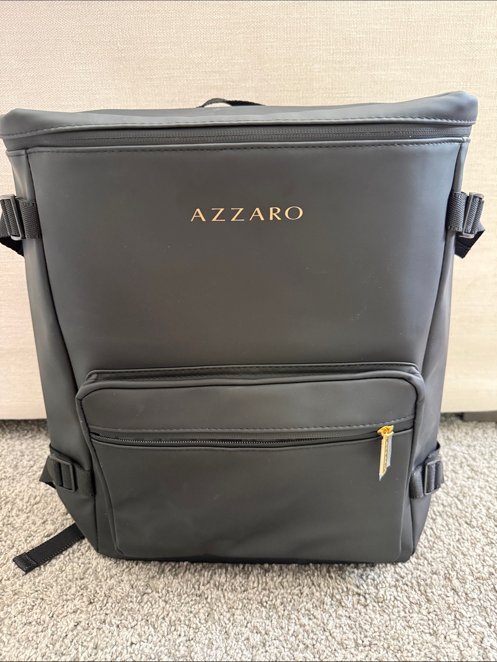 Black Men's Backpack - Sleek Urban Carry